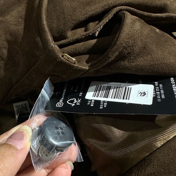 Ralph Lauren Goat Suede Trench - NWT Brown Suede Jacket - Picture 10 of 16